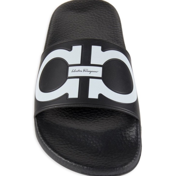 Salvatore Ferragamo Monochrome Logo Slides - Picture 2 of 8